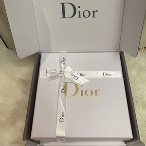 Dior gift box with ribbon